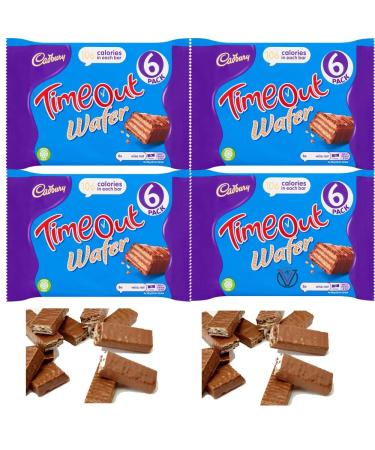 04 x Timeout Wafer 6 Pack 121.2g