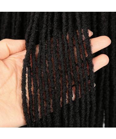 Lady Miranda Black Dreadlock Headband Wig for Women and Men - Medium Twist Afro Synthetic Dreadlock Wig - Buy Online on SooperMarket.com
