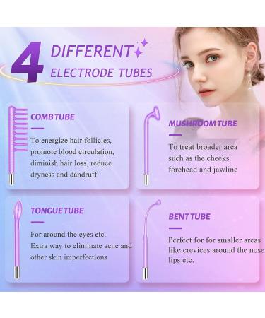 Beauty Star Facial Wand Machine - Violet Portable Beauty Device for Women/Men - Buy Online on SooperMarket.com