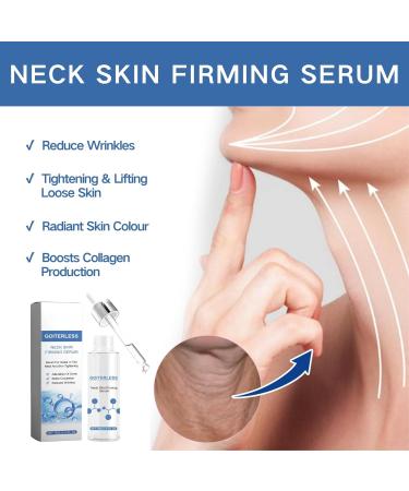 Neck Firming Serum Rapid Lift Advanced Neck Serum Neck Firming Cream Black Neck Remover Neck Lift Skin Tightening for Fine Lines and Wrinkles on the Neck Repair Sagging Skin - Buy Online on SooperMarket.com