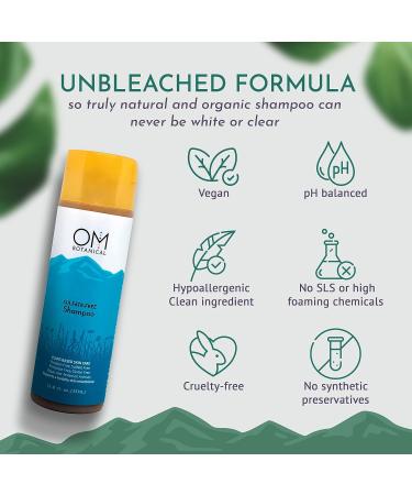 OM Botanical Sulfate-Free Peppermint Hair Shampoo | Ayurvedic Herbs for Hair Growth, Scalp Conditions | Men/Women | Works for Dyed Hair - Buy Online on SooperMarket.com