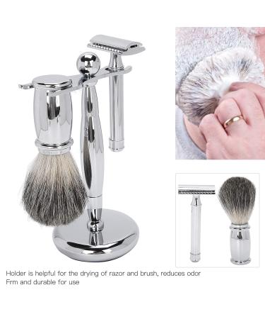 3PC Professional Razor Set - Manual Razor & Alloy Holder | Premium Shaving Essentials for Men - Buy Online on SooperMarket.com