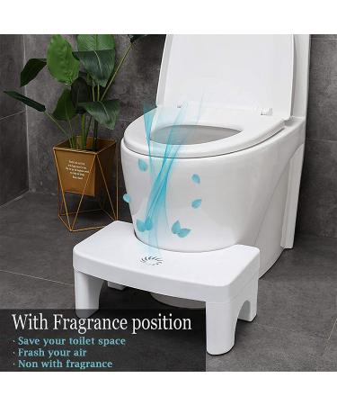 Foldable Toilet Stool for Adults - 7 Height Squat Stool with Fragrance Position - Bathroom Poop Stool for Better Digestion - Buy Online on SooperMarket.com