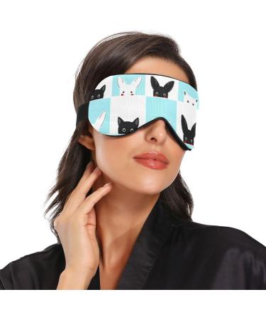 Haskirky Light Blocking Eye Mask for Comfortable Deep Sleep - Breathable & Adjustable for Men and Women | Ideal for Travel, Yoga, Meditation, and Office Use - Buy Online on SooperMarket.com