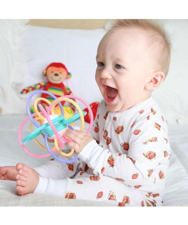 Jingling Teething Toys for Babies | Sensory Rattles & Biting Toys | Rattling Balls & Chomping Fun | Perfect for Teething Relief - Buy Online on SooperMarket.com