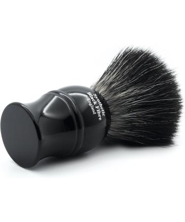 Edwin Jagger 1EJ336SYN Classic Black Vegan Exfoliating Shaving Brush - Imitation Ebony - Buy Online on SooperMarket.com