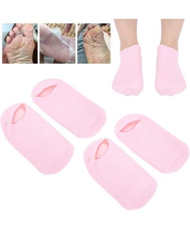 Moisture Socks Gel Socks - 2 Pairs Foot Care Treatment for Dry Cracked Feet - Soft Gel-Lined Spa Socks - Buy Online on SooperMarket.com
