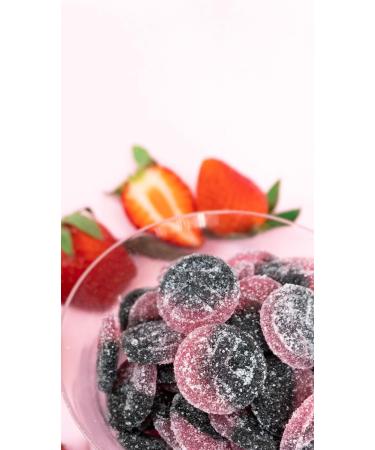 PANDY Strawberry Liquorice Gummy Candies - Low Sugar & Calorie Classic Treat | 50g Bag - Buy Online on SooperMarket.com