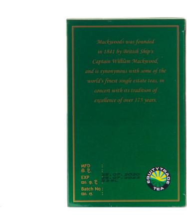 MACKWOODS GINGER FLAVOURED SINGLE ESTATE BLACK TEA IN 25 ENVELOPED TEA BAGS - Buy Online on SooperMarket.com