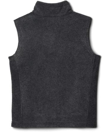 Columbia Boys' Steens Mountain Fleece Vest 2T - Charcoal Heather - Buy Online on SooperMarket.com