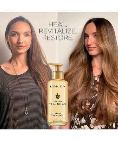 L'ANZA Keratin Healing Oil Treatment - Restores, Revives, and Nourishes Dry Damaged Hair & Scalp - 6.2 Fl Oz (Pack of 1) - Buy Online on SooperMarket.com