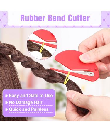 2012-Part Elastic Hair Strap Set - 2000 Mini Hair Gums with Organizer Box | Soft Colorful Hair Ties for Little Girls - Buy Online on SooperMarket.com