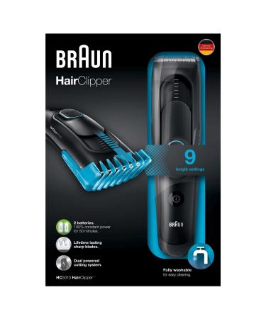 Braun HC5010 Mens Hair Clipper Cordless Rechargeable Electric Trimmer Shaver Kit