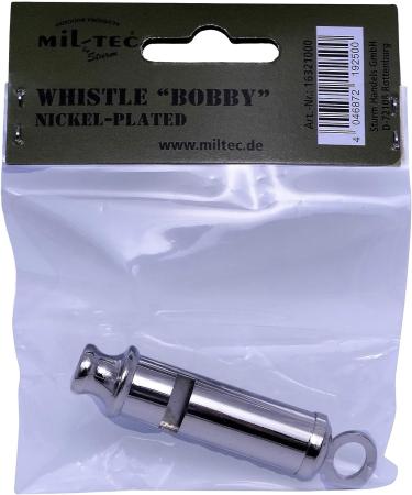 Mil-Tec Nickel Plated Police Whistle - Loud Safety Whistle for Law Enforcement - Buy Online on SooperMarket.com