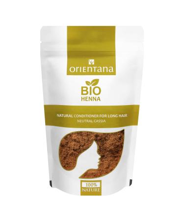 Orientana - organic henna for long hair |Transparent flushing |100% from herbs |100% natural hair rinsing without hair color |Natural powder |Food and strengthened the hair - 100 g 1 piece (1 Pack)