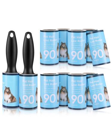 Lint roller lint roll 12 pieces clothing lint roller pet lint lint roller replacement roll for scooter lint roller lint roller toller animal hale remover lint brush 1080 sheet