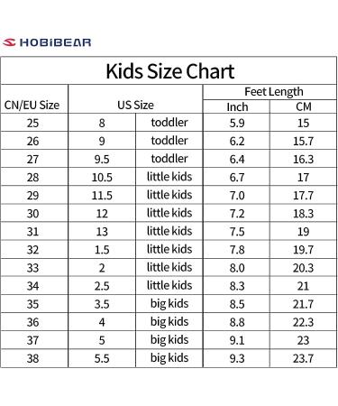 HOBIBEAR Kids Tennis Sneakers | Lightweight Breathable Athletic Shoes for Boys & Girls | Running Sports Shoes for Toddlers, Little Kids & Big Kids - Buy Online on SooperMarket.com