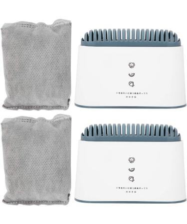 2 Pack Refrigerator Activated Carbon Deodorizer Box - Household Freshness & Odor Control - Buy Online on SooperMarket.com