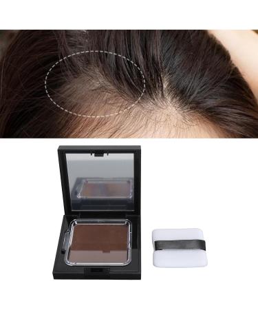 Hairline Powder Hairline Shadow Pressed Powder Instantly Conceals Alopecia White Hair Root Cover Temporary Hair Shading Powder for Thinning Bald Spots Windproof Sweatproof 12g Brown - Buy Online on SooperMarket.com