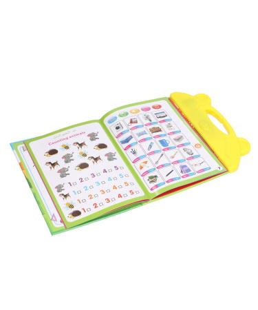 Arabic Reading Sound Book Gifts Lightweight Guide Pronunciation Clear Voice Promote Body Sensory Electronic Educational Intelligent Book for Daily Use