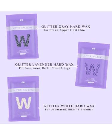 Waxxcity Waxing Kit for Women Men - 14oz Hard Wax Beads - Digital Home Wax Kit for Sensitive Skin - Brazilian Bikini Eyebrow Armpit Hard Hot Wax Pot - Purple - Buy Online on SooperMarket.com