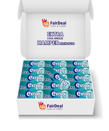 SugarFree Extra Chewing Gum Refreshing Cool Breeze Flavour Pack of 30 12.6g Cool Breeze 30 count (Pack of 1)