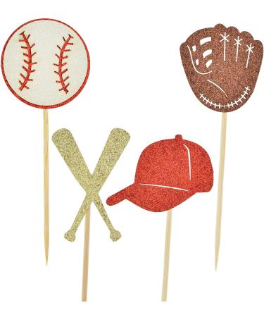 32PCS Baseball Cupcake Toppers Birthday Sport Theme Baby Shower Kids Birthday Party Cake Decorations Supplies Style 1 - Buy Online on SooperMarket.com