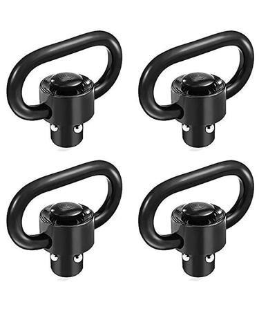 QD Sling Swivel Mount 1.25' Heavy Duty Sling Swivels for Two Point and Traditional Sling Swivel Mount 4 pieces