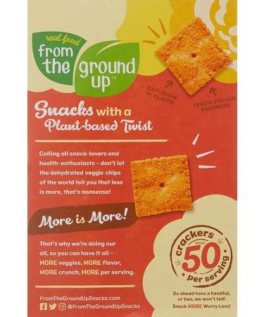 Buy From The Ground Up Cauliflower Nacho Crackers - 4 Oz | Gluten-Free Snack - Buy Online on SooperMarket.com
