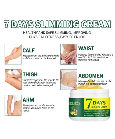 Ginger Fat Burning Slimming Cream | Anti-Cellulite Full Body Weight Loss Cream | Tightening & Slimming Solution - Buy Online on SooperMarket.com