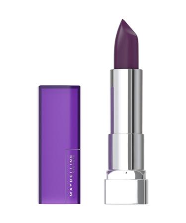 Maybelline Color Sensational Lipstick  Lip Makeup  Matte Finish  Hydrating Lipstick  Nude  Pink  Red  Plum Lip Color  Blackest Berry  0.15 oz  (Packaging May Vary) 825 BLACKEST BERRY 0.15 Ounce (Pack of 1)
