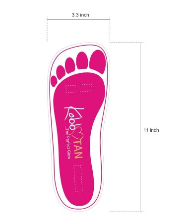 200 Pairs Pink Spray Tan Feet Pads Protectors - Ideal for Sunless Tanning | International Shipping - Buy Online on SooperMarket.com