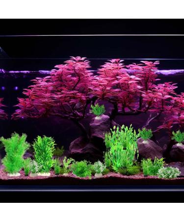 Buy Ctpeng 57-Piece Artificial Fish Tank Plants Decor Set | 2-30cm | Perfect for Aquarium Decoration - Buy Online on SooperMarket.com