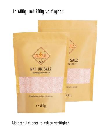 Premium Himalayan Pink Salt - Coarse & Fine 400g & 900g - 100% Natural Additive-Free Rock Salt for Mills & Connoisseurs - Buy Online on SooperMarket.com