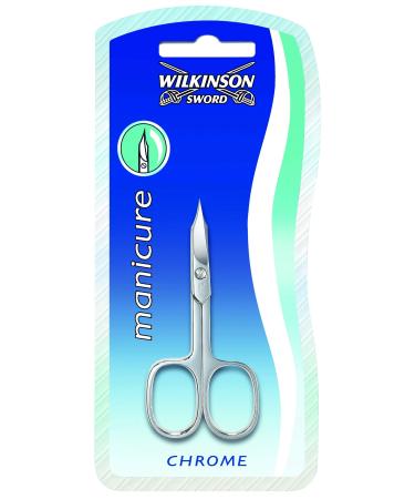 Wilkinson Sword Nail Scissors with Manicure Top in Chrome