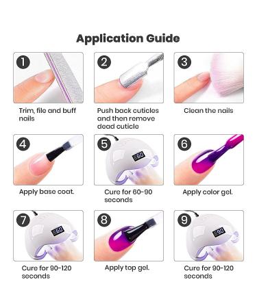 RARJSM Color Changing Gel Nail Polish 15ML - Dark to Bright Purple UV Thermal Gel for Nail Art Soak Off DIY Manicure - Buy Online on SooperMarket.com