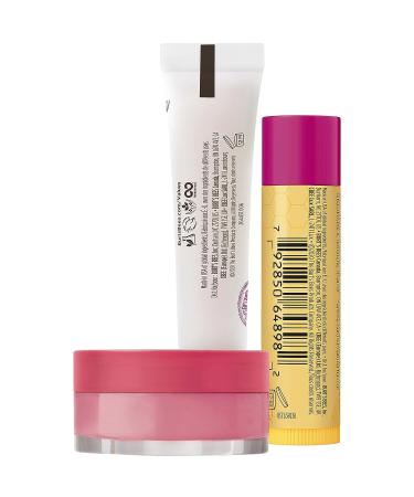 Burt's Bees Christmas Lip Care Set - Passionfruit Balm, Overnight Treatment & Hydrating Oil - Buy Online on SooperMarket.com