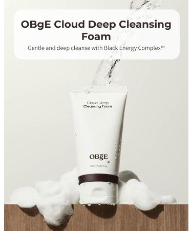 OBgE Cloud Deep Cleanser 5.1oz - Hydrating Foaming Face Wash for Men | Balance & Revitalize with Hyaluronic Acid & Tea Tree - International Shipping Available - Buy Online on SooperMarket.com