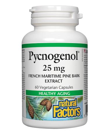 Natural Factors Pycnogenol 60 Caps 25 Mg