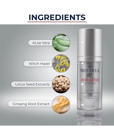Mitchell USA Ageless Lift & Firm Serum 30ml - Anti-Aging Revitalizing Skin with Lotus Extract - Fast International Shipping - Buy Online on SooperMarket.com