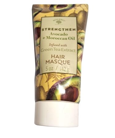 Bolero Hair Masque Strengthen Avocado & Moroccan Oil Infused with Green Tea Extract 5fl oz. 142ml