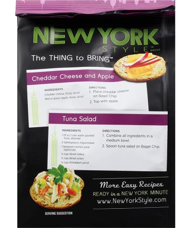 New York Style Bagel Crisps Everything - 6 oz | Delicious Snack Option - Buy Online on SooperMarket.com