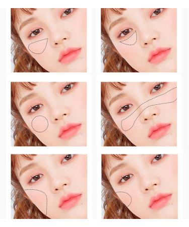 Matte and Shimmer Blush Palette with Mirror and Brush - Long-Wearing Natural-Looking Cheek Tint - 01 (1g) - Buy Online on SooperMarket.com