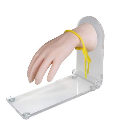 Vision Scientific VAZ800 Advance Opisthenar IV Injection Hand Model - Realistic Soft Material Detailed Injectable Metacarpal & Digital Thumb Veins for Medical Training - Buy Online on SooperMarket.com