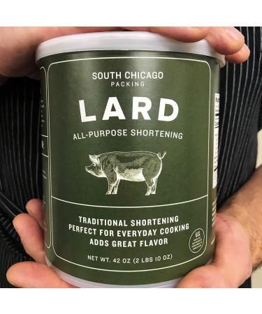 South Chicago Packing Traditional LARD Shortening 42oz - Specialty Baking & Cooking Fat - Buy Online on SooperMarket.com