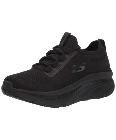 Skechers Women's Slip on Athletic Styling Health Care Professional Shoe 7.5 Wide Black