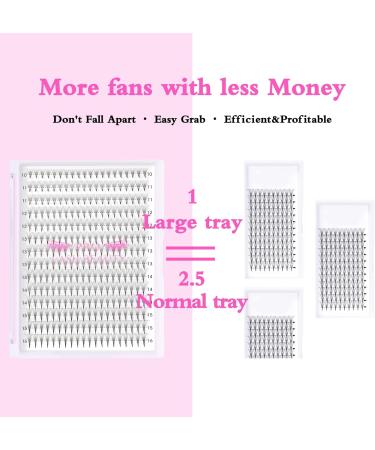 Premade Fans Eyelash Extensions 8D-D-0.07-9-16 Premade Volume Lash Extensions 320 Fans Pointed Base Fans 0.07 Premade Volume Fans C D Curl(8D-D-0.07 9-16 mix) 9-16 mix 8D-D-0.07 - Buy Online on SooperMarket.com