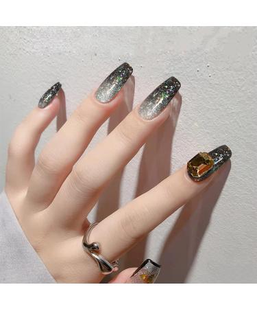 Senvenski Colour Changing Gel Nail Polish Gift Set - Red Black White Grey Brown Gold Glitter - Mood Chameleon UV LED Thermal Art Manicure Varnish (WB018) - Buy Online on SooperMarket.com