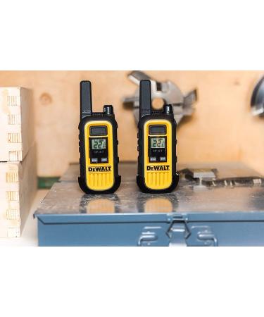 DEWALT DXFRS300 Heavy Duty Walkie Talkies - Waterproof, Shock Resistant, Long Range, Rechargeable Two-Way Radio (2 Pack) - Buy Online on SooperMarket.com