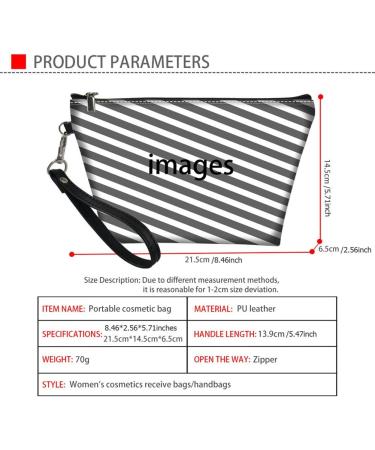 Biyejit Waterproof Cosmetic Bag & Travel Case for Women | Skull Skeleton Makeup & Lipstick Organizer - Buy Online on SooperMarket.com